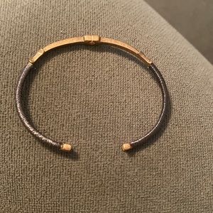 Stella & Dot Rose gold and silver bracelet